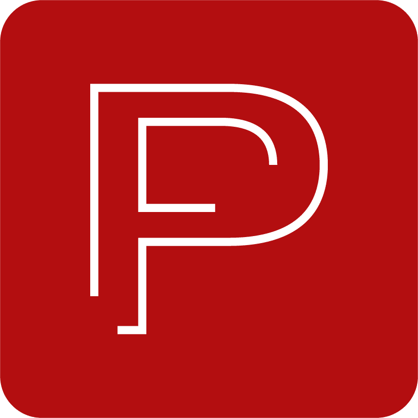 Icon illustrating a "to be finished" letter P for Prototype.